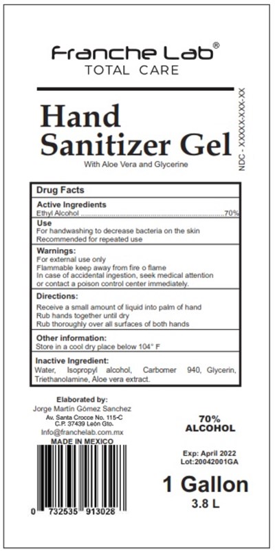 1 Gallon Label - .05 Hand Sanitizer 1 gal